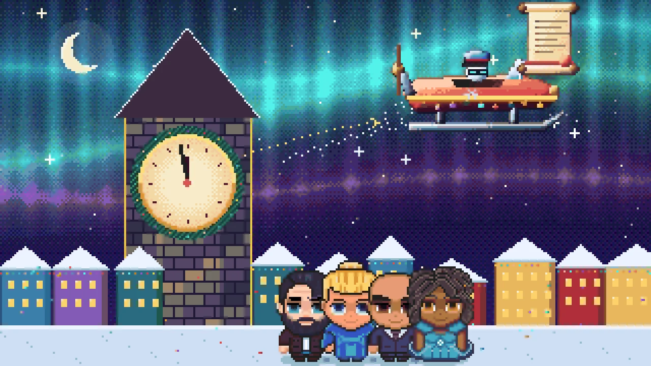 A scene from the Midnight on Hold adventure